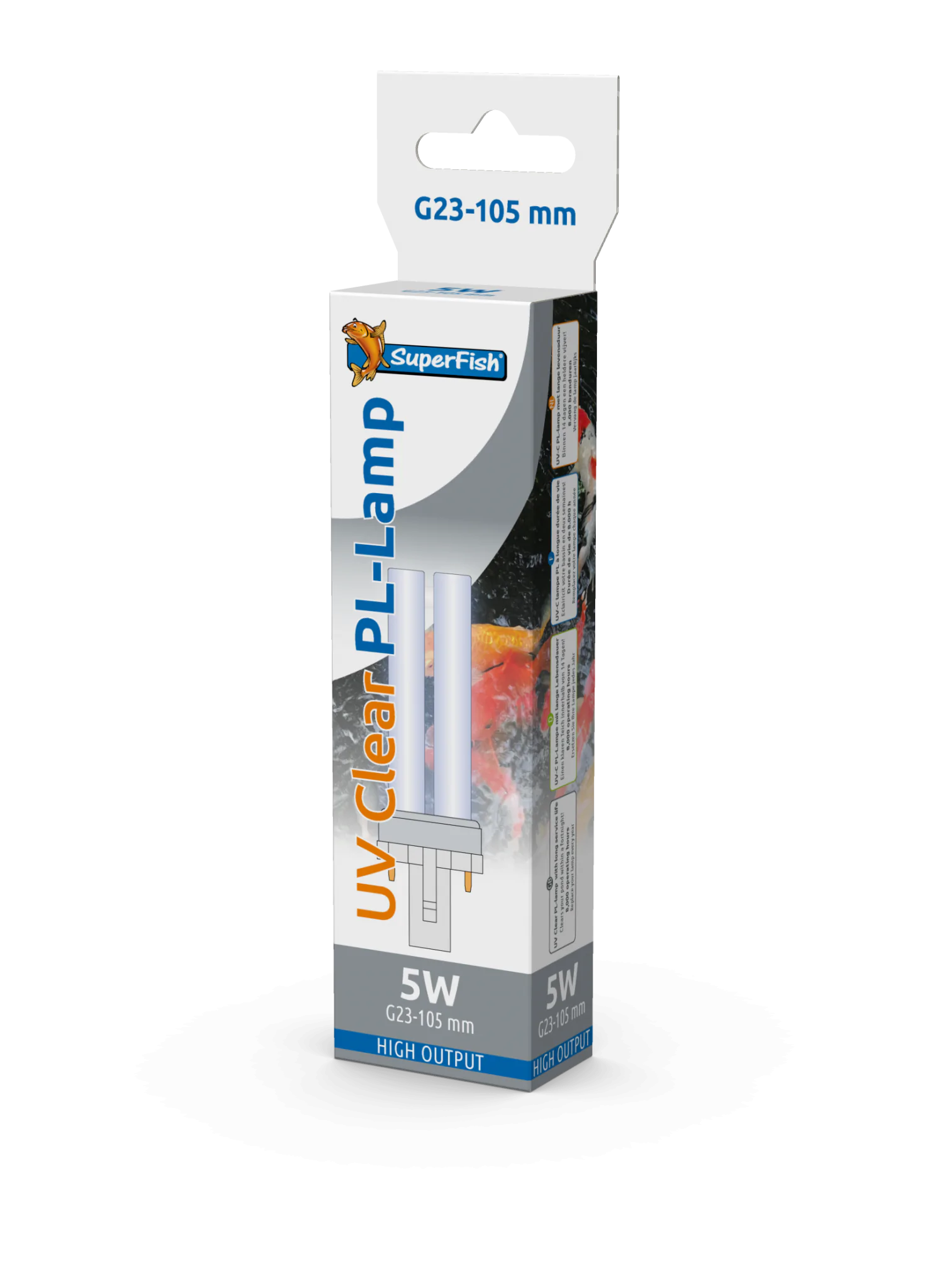 SuperFish G23-UV Replacement Lamps Pond UV Bulb SuperFish 5 watt 105mm
