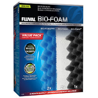 Fluval 207 Bio-Foam Value Pack Filter Media Fluval