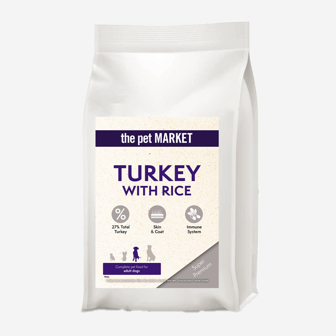 Super Premium Adult Dog Turkey Dry Complete kibble the Pet MARKET