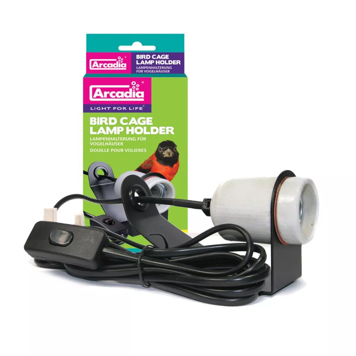 Bird Lamp cage holder E27 Arcadia