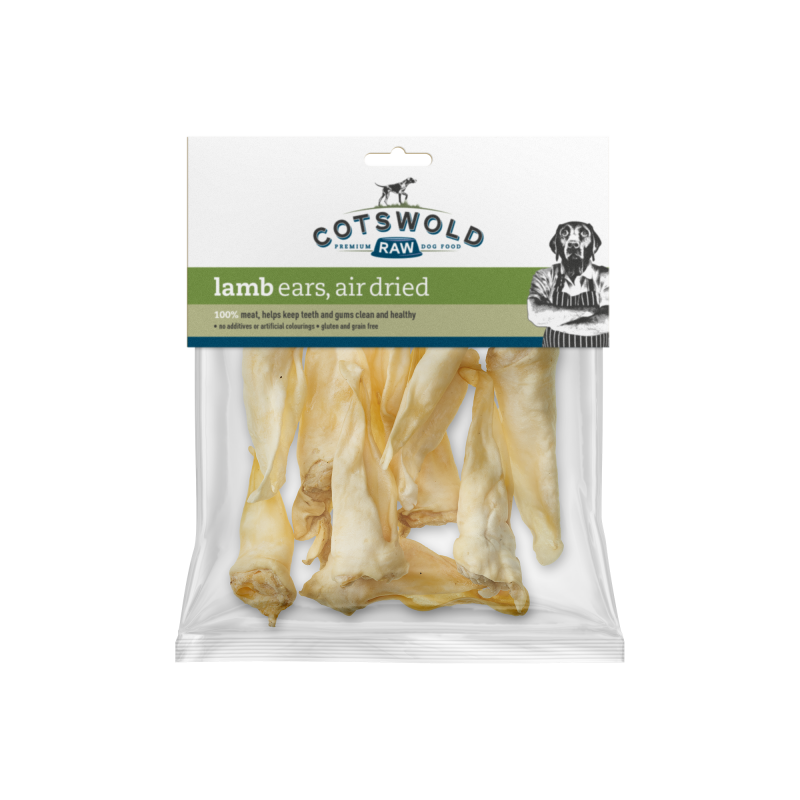 Cotswold LAMB EARS - 100G Dog Treat Cotswold
