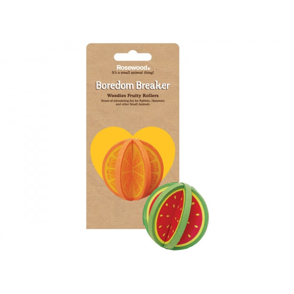 Woodies Fruity Rollers Small animal toy Rosewood