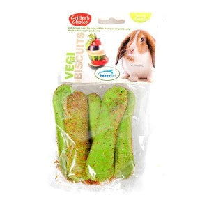 Critters Choice Vegetable Biscuits Small Animal Treat Happy Pet