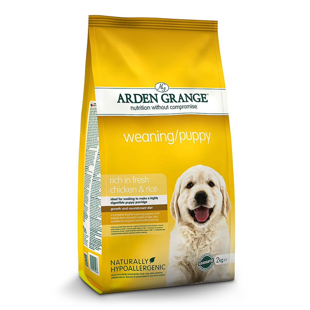 Arden Grange Weaning / Puppy - rich in fresh chicken & rice Dry Complete kibble Arden Grange