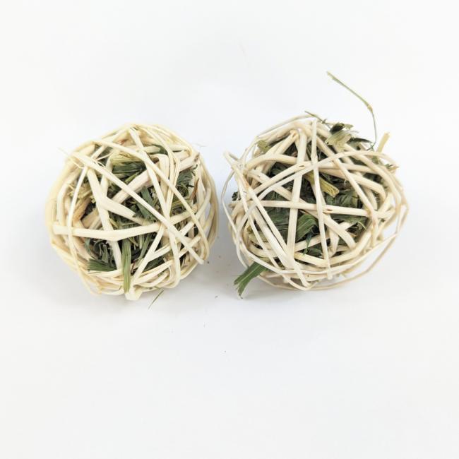 Hay Ball Sml x2 Small animal treat Nature's Own