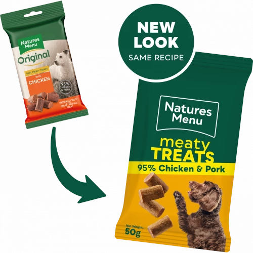 Natures Menu Meaty Treats Dog Treat Natures Menu Chicken & Pork 50g
