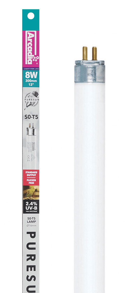 Pure Sun Mini 8W 12" 2.4% Bird Accessories Arcadia