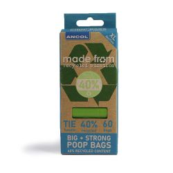 Ancol Big and strong poo bags xl, 60 pack Ancol