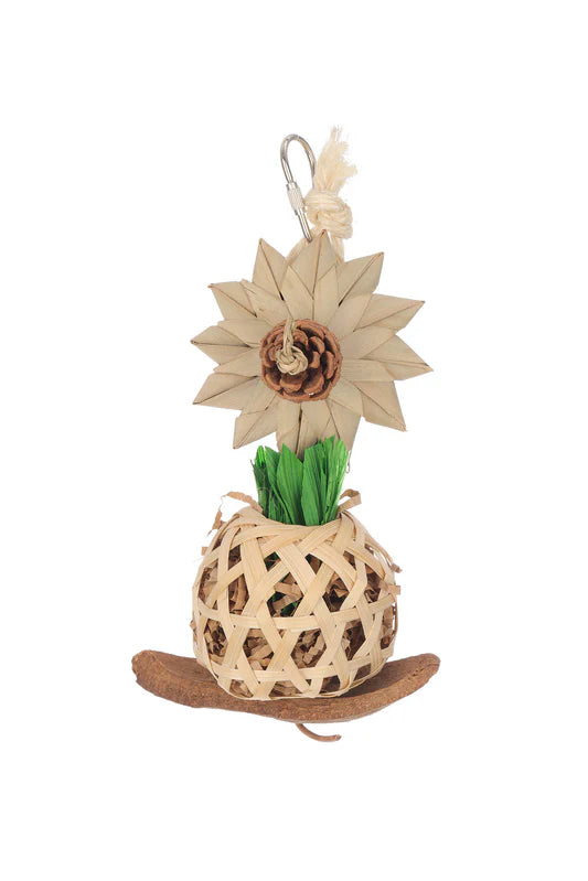 8400 - Bamboo Flower Vase Bird Toy Sky