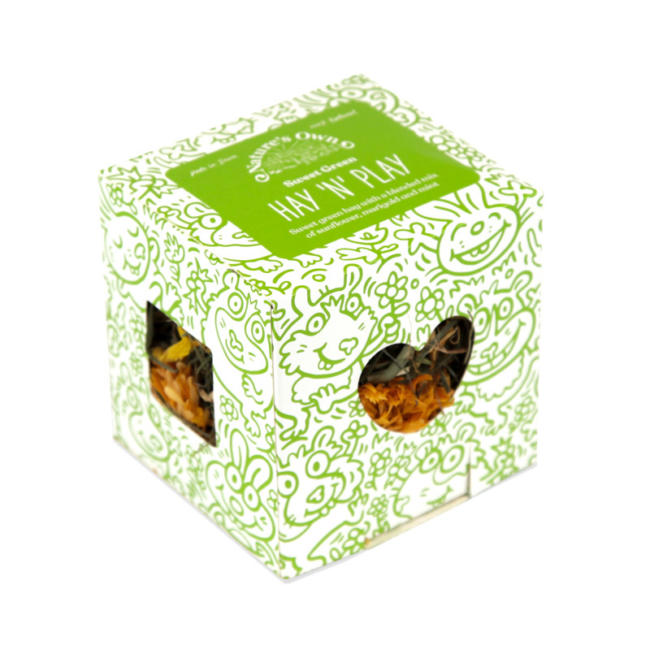 Hay n Play Mint Small animal treat Nature's Own