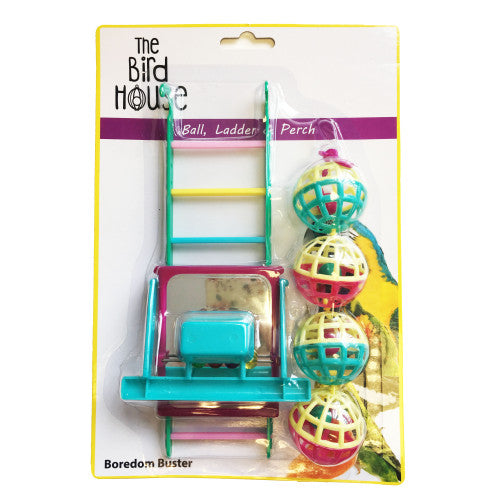 Mukti Pack Ball, Ladder, Perch - 21150 Happy Pet
