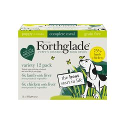Forthglade Complete Puppy Grain Free Variety Case 12pk Dog Food Forthglade