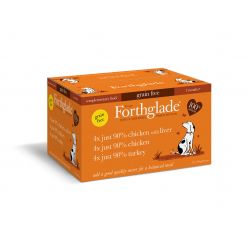 Forthglade Just Grain Free Poultry Mix 12 pack Dog Food Forthglade