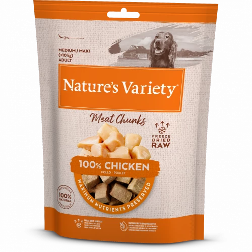Natures Variety Freeze Dried Meat Chunks 50g the Pet MARKET Chicken