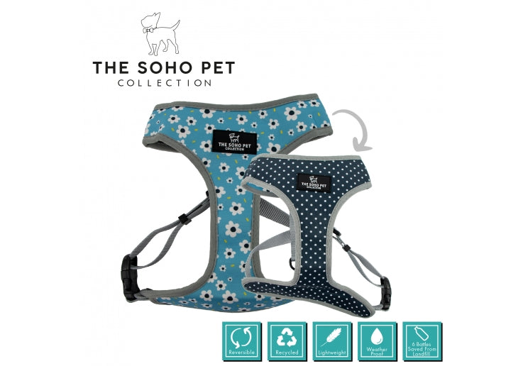 DAISY/POLKA DOT REVERSIBLE HARNESS Dog accessories Ancol