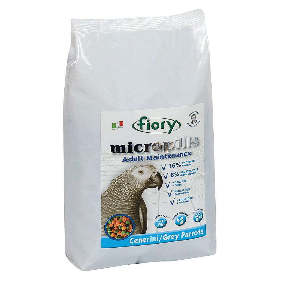 Fiory MicroPills Cold Pressed Pellets African Grey Parrot Food 1.4kg Bird feed Fiory
