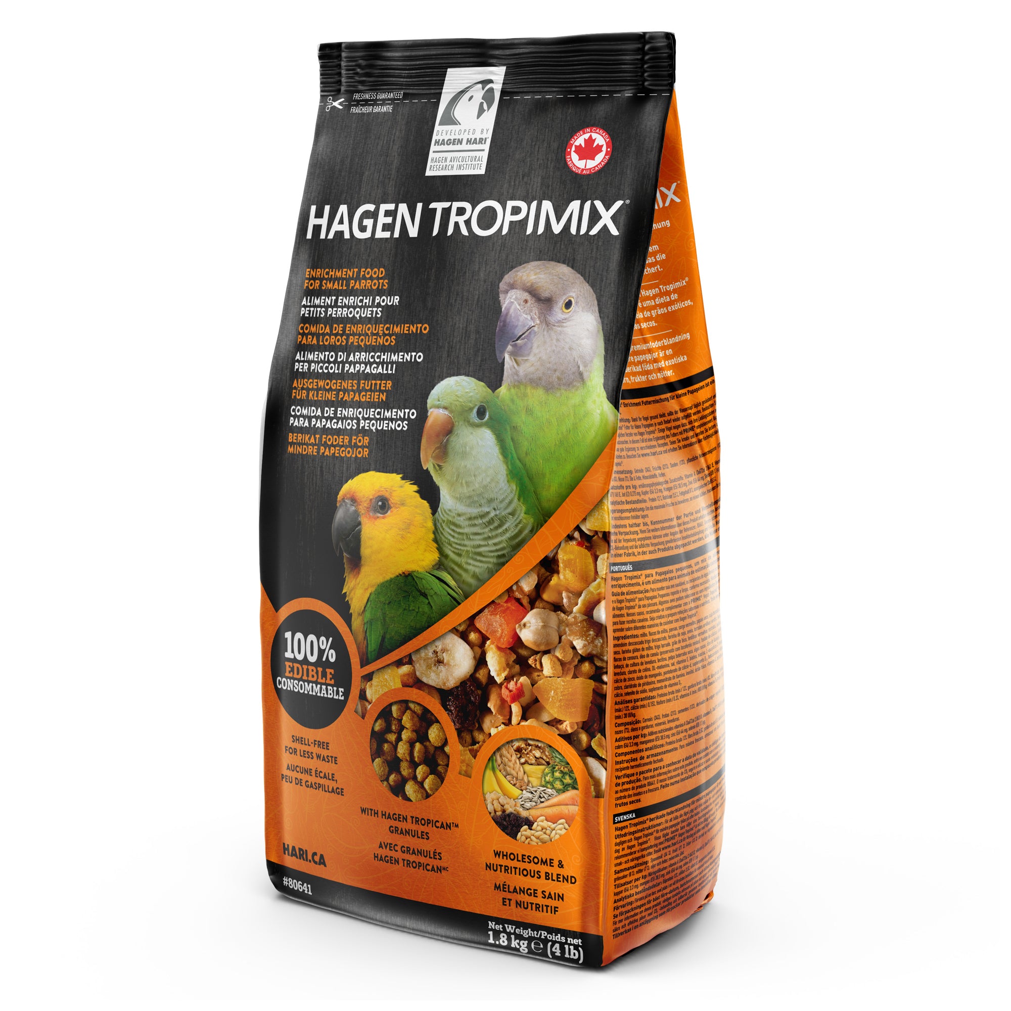 Tropimix Formula for Small Parrots Bird feed Hagen