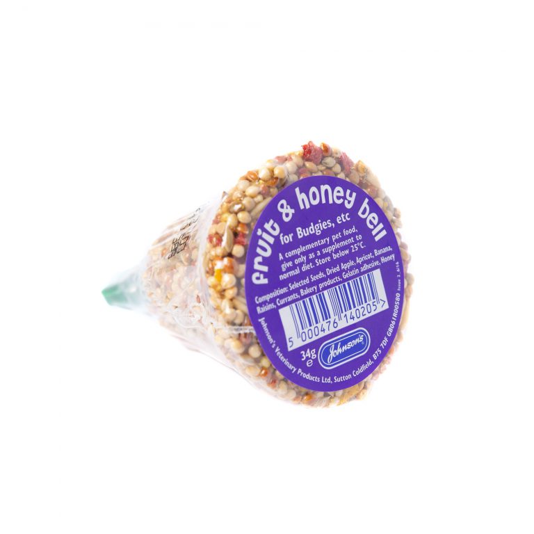 Fruit & Honey Bells for Budgies, Parakeets etc Bird Treat Johnson’s