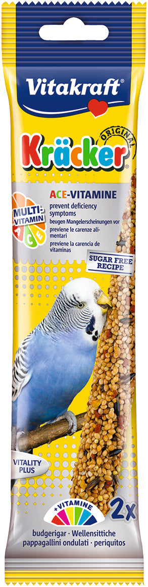 Vitakraft Kracker Budgie Multivitamin Sticks Bird Treat Vitakraft