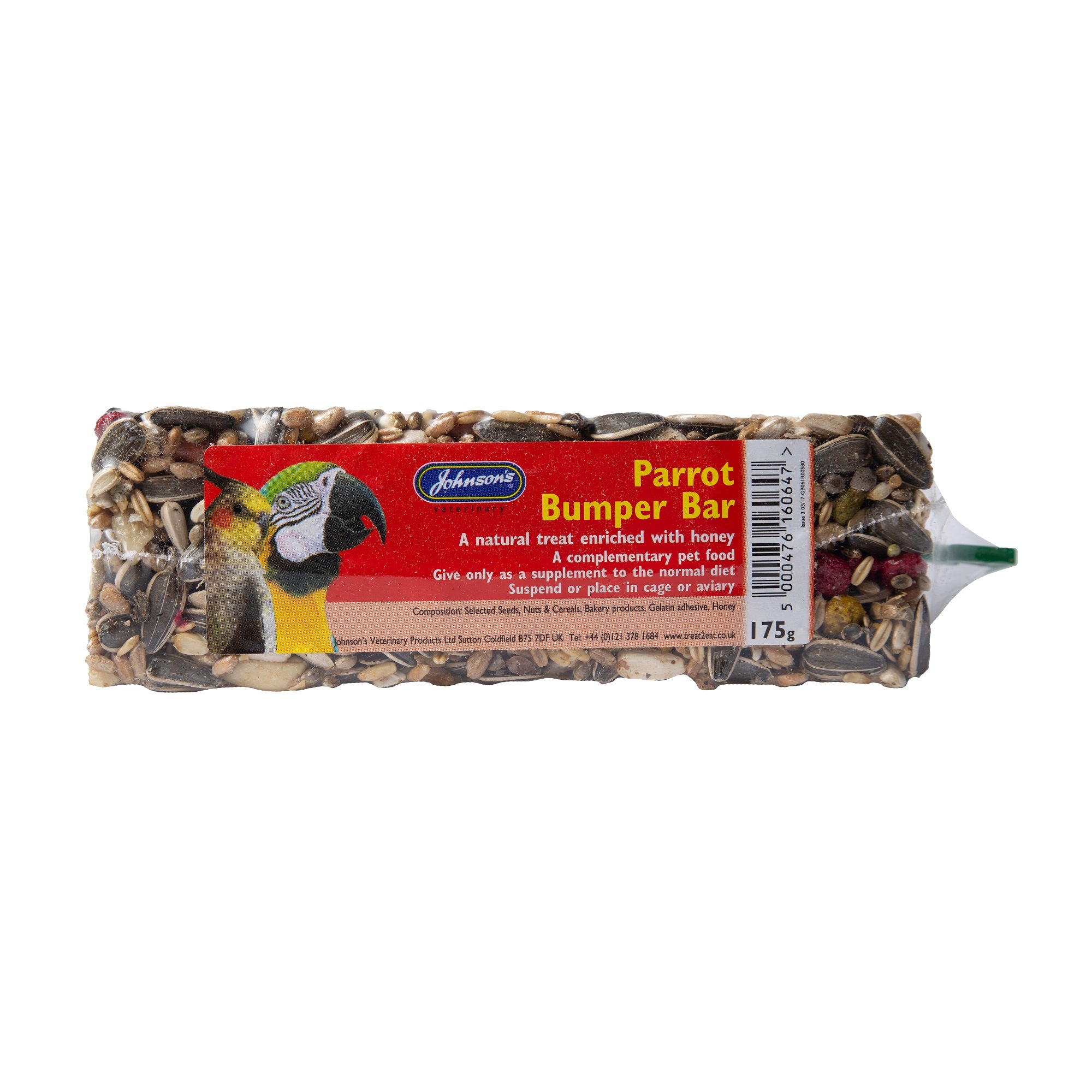 Parrot Bumper Bars Bird Treat Johnson’s