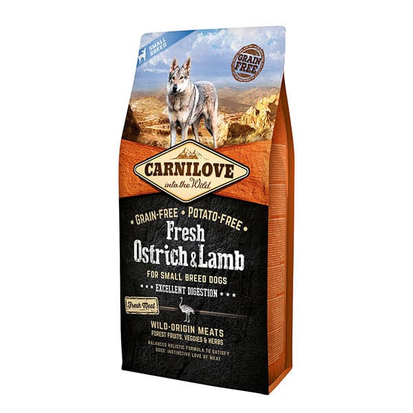 Carnilove Fresh Ostrich & Lamb (Small Breed) Dry Complete kibble Carnilove