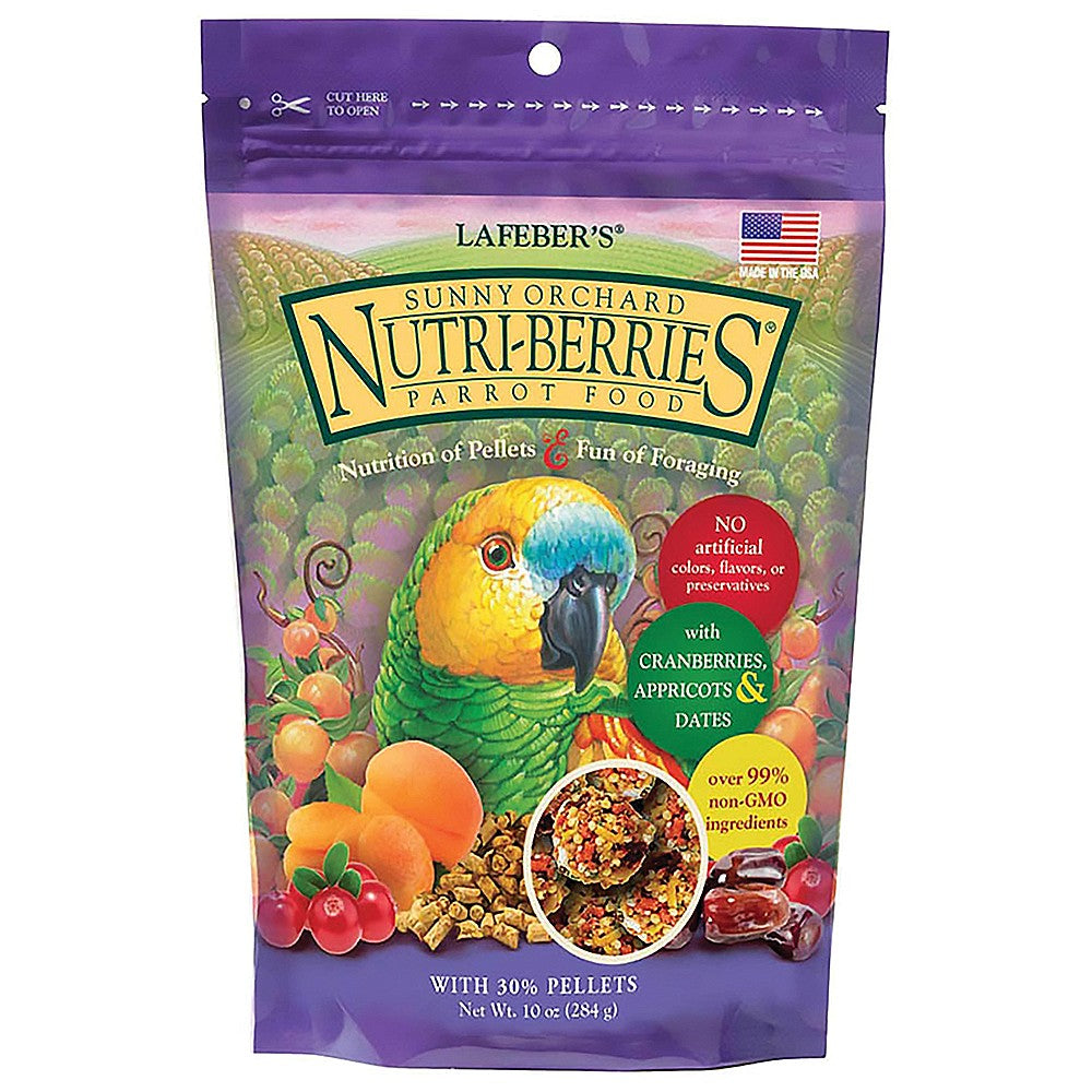 Lafeber NutriBerries Sunny Orchard Parrot Bird feed Lafeber