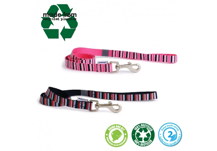 NAVY CANDY STRIPE MADE FROM LEAD Dog accessories Ancol