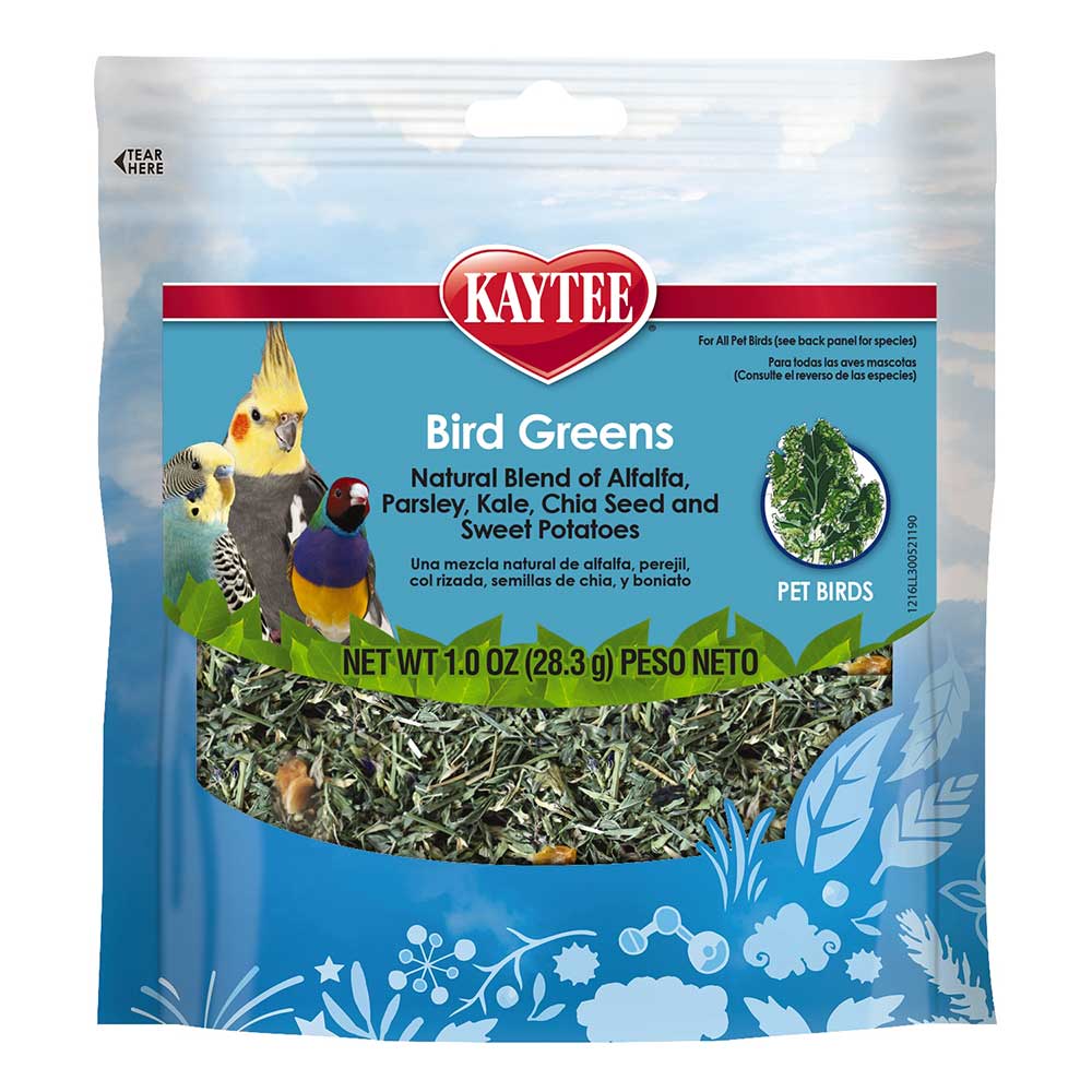 Kaytee Bird Greens Treat for All Pet Birds Bird Treat Kaytee