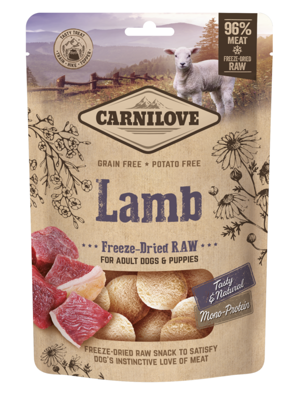 Carnilove Lamb Freeze-Dried Raw Dog Treat Carnilove
