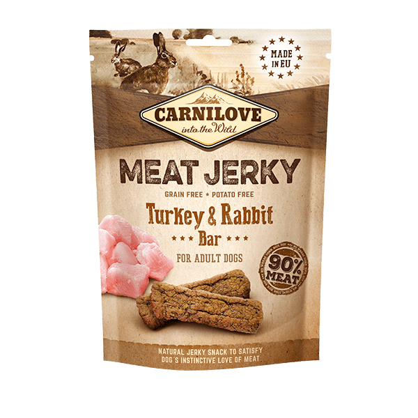Carnilove Turkey & Rabbit Fillet Bar Dog Treat Carnilove