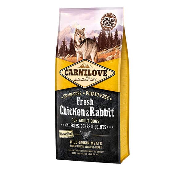 Carnilove Fresh Chicken & Rabbit Dry Complete kibble Carnilove