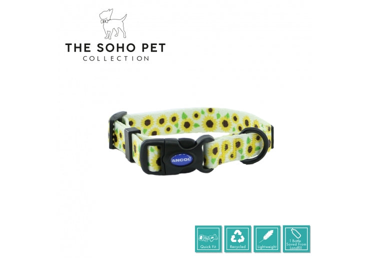 SOHO SUNFLOWER COLLAR Dog accessories Ancol