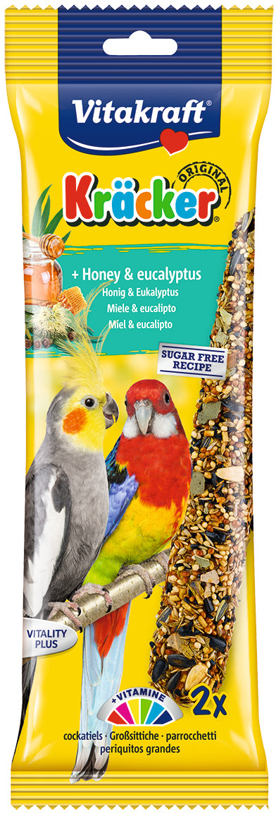 Vitakraft Australian Cockatiel Stick Honey Bird Treat Vitakraft