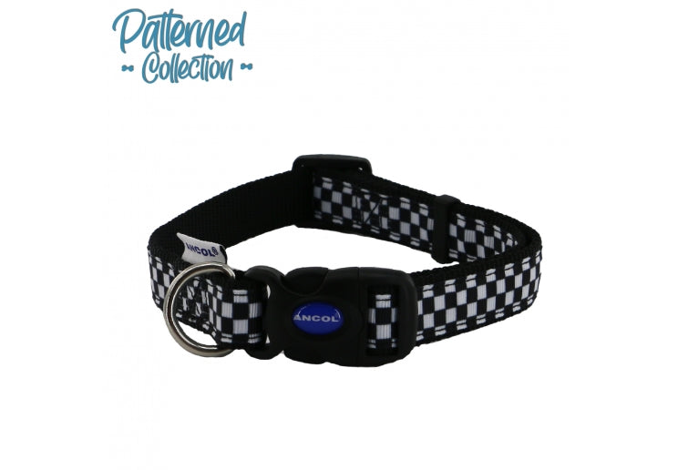 CHECKERBOARD COLLAR Dog accessories Ancol