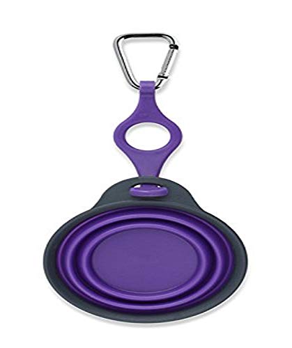 Collapsible travel cup the Pet MARKET Purple