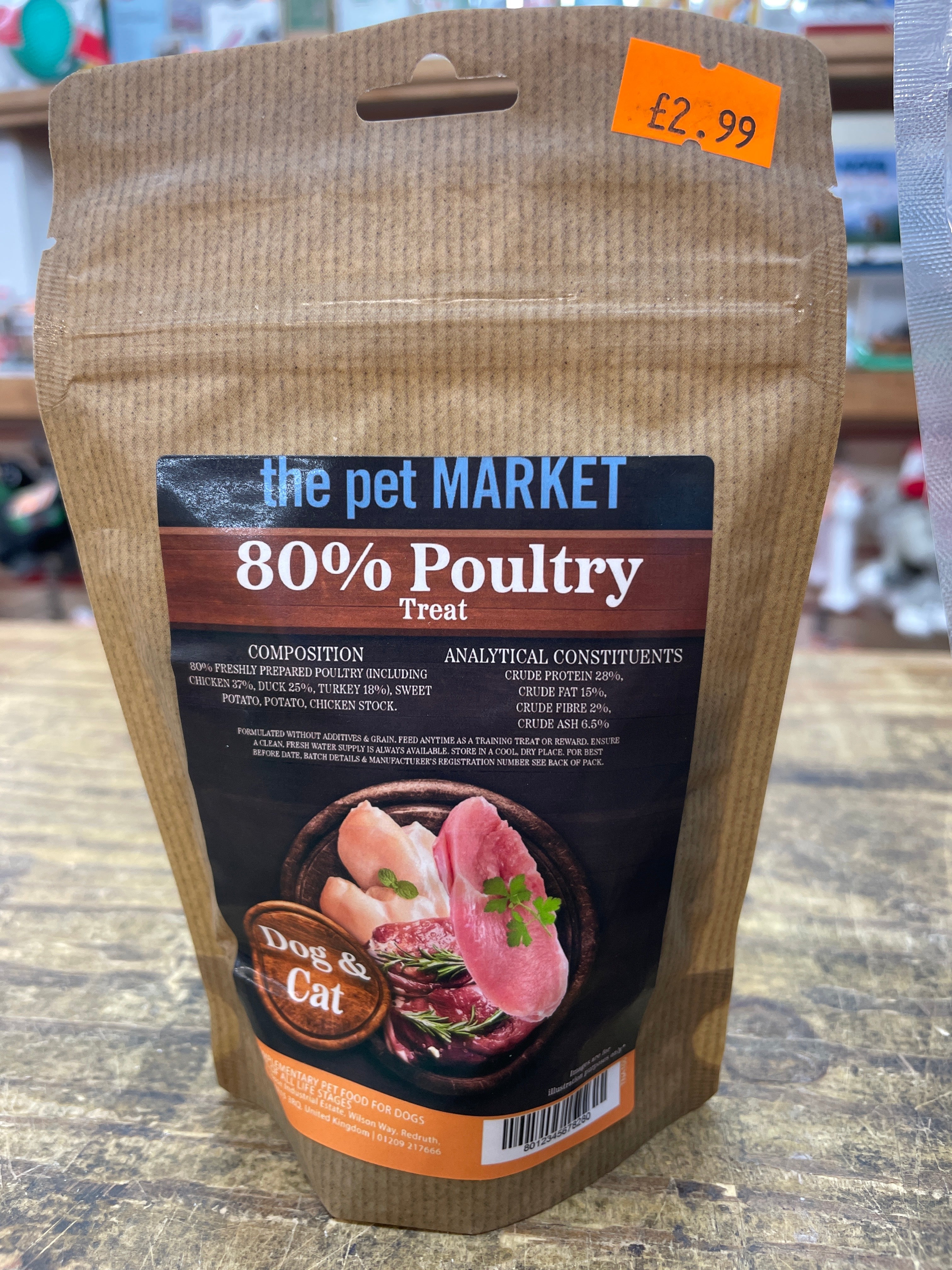 The Pet Market 80% Poultry Treat Dog & Cat the Pet MARKET