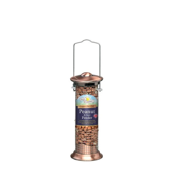 Harrisons Cast Copper Plated Peanut Feeder 20cm Pet Market