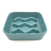 Slow Feeder Chevron Pet Dog Bowl 16cm Pet Market