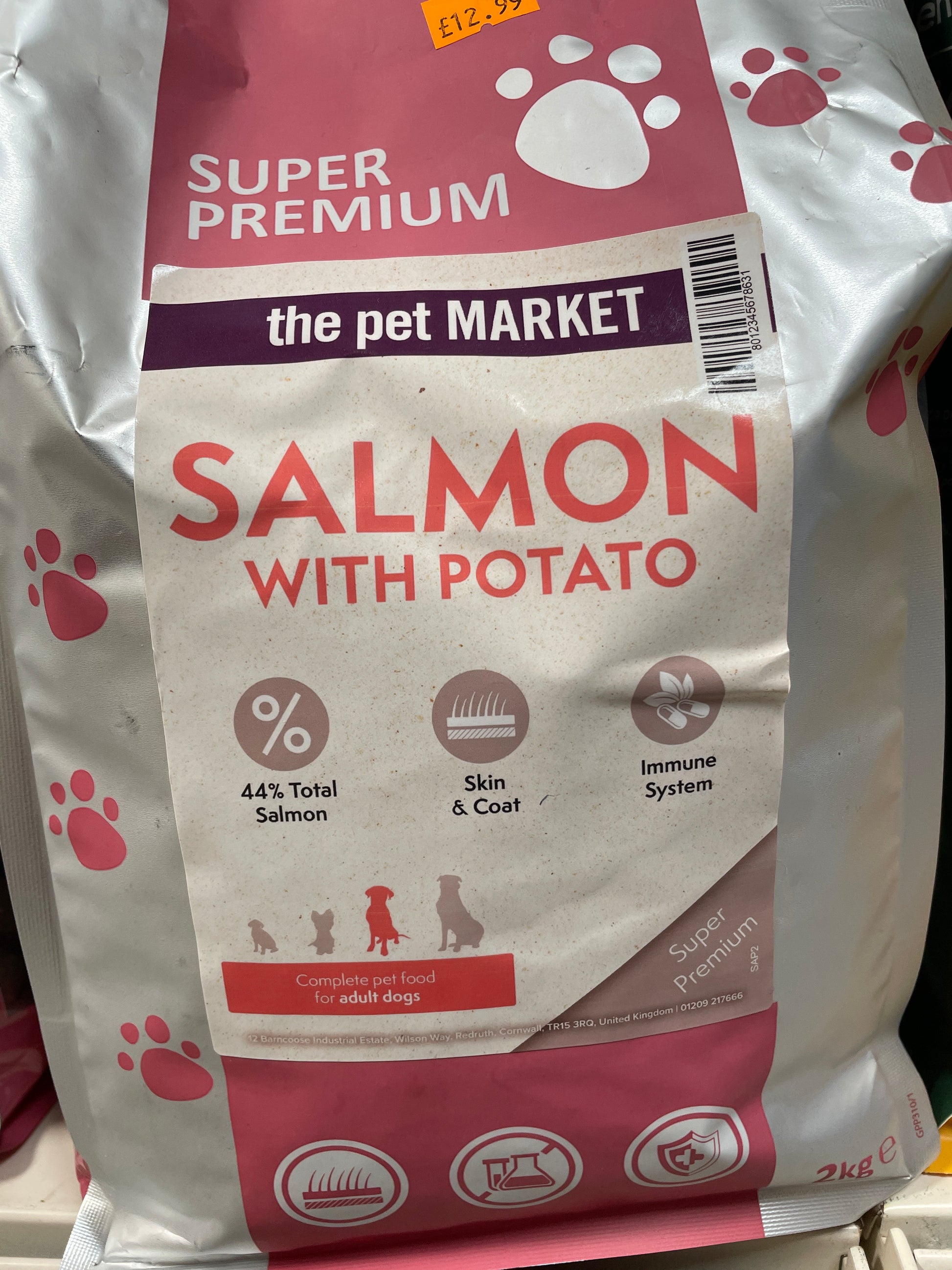 Super Premium Salmon With Potato Adult 2kg PetMarket