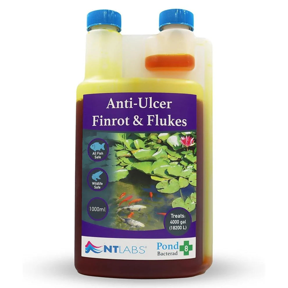 NT Labs Pond Anti-Ulcer, Finrot and Flukes Pond Water Treatment NT Labs