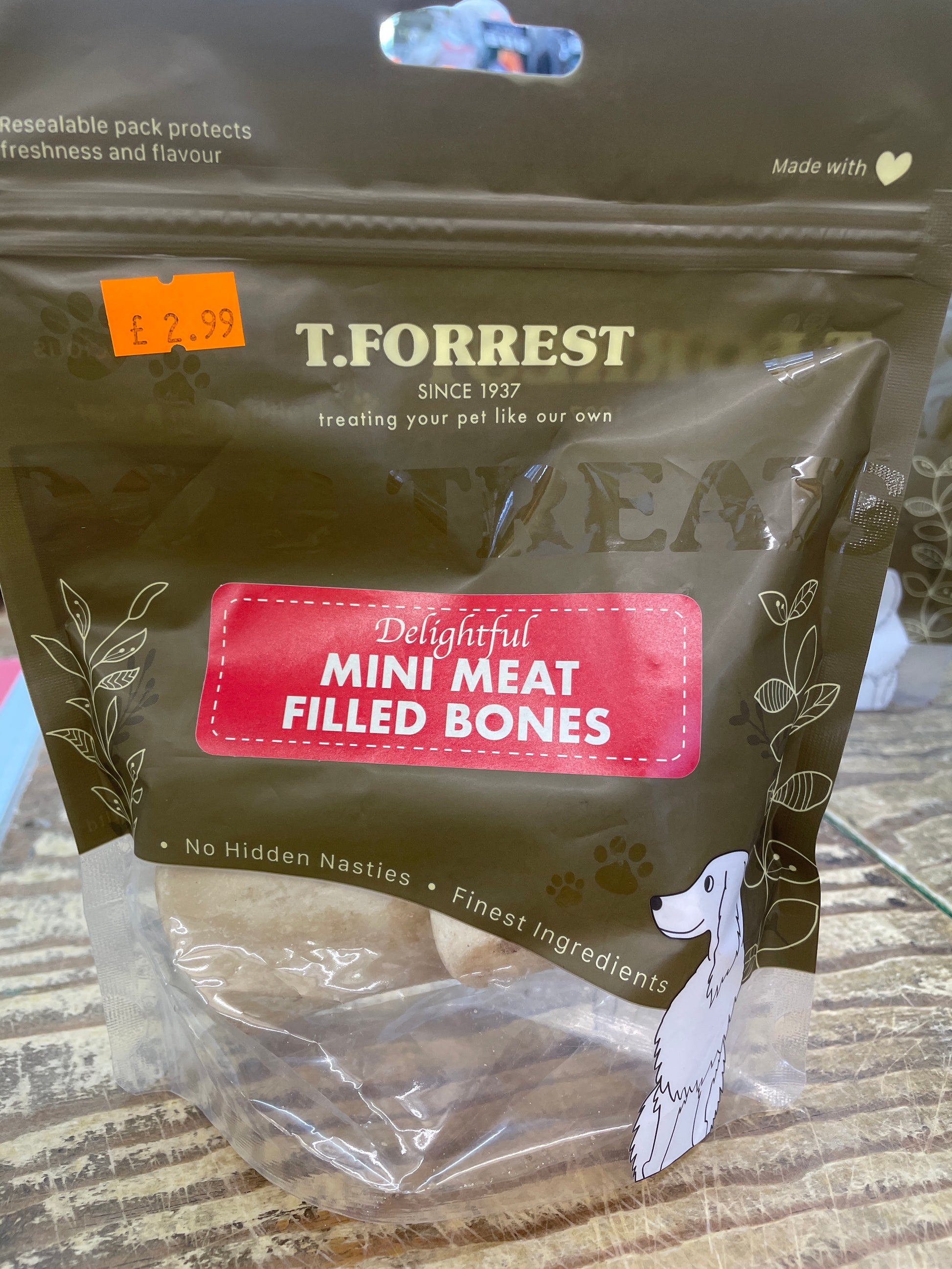 Mini meat filled bone Pet Market