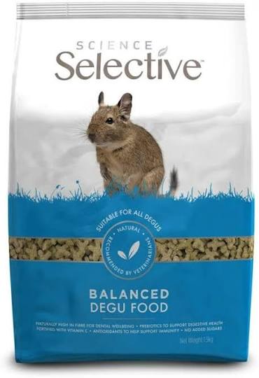 Supreme Science Selective Degu 1.5kg Small Mammal - Food Supreme