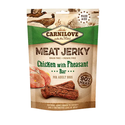Carnilove meat jerky chicken with pheasant bar