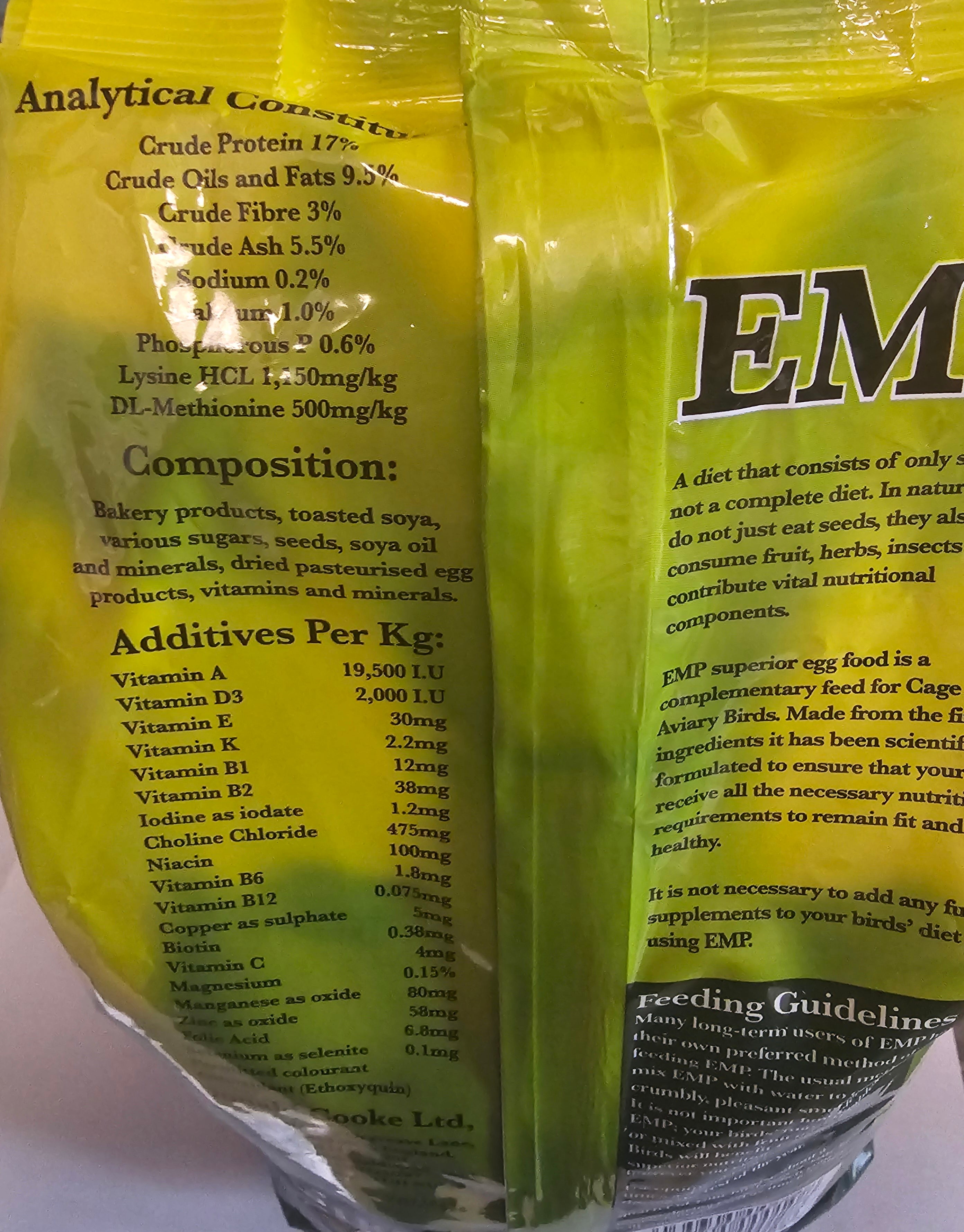E.M.P Egg food Bird feed EMP