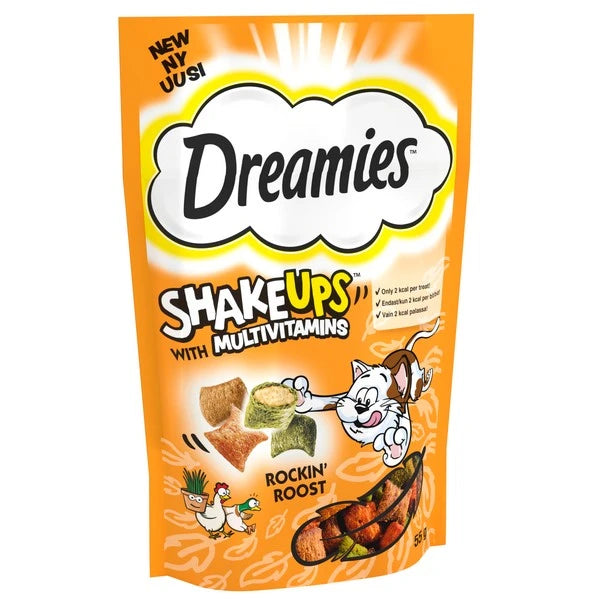Dreamies Shakeups Rockin Roost Cat Treats 55g Pet Market