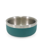Rosewood Double Wall Stainless Steel Bowl 350ml Teal Pet Market