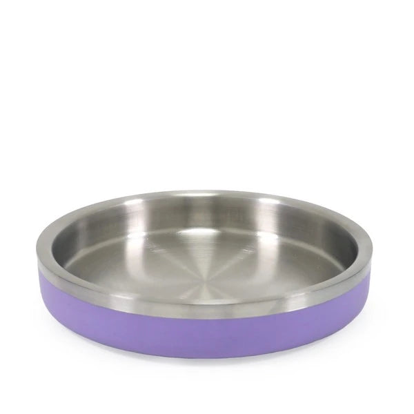 Rosewood Double Wall Stainless Steel Bowl 480ml Lilac Pet Market
