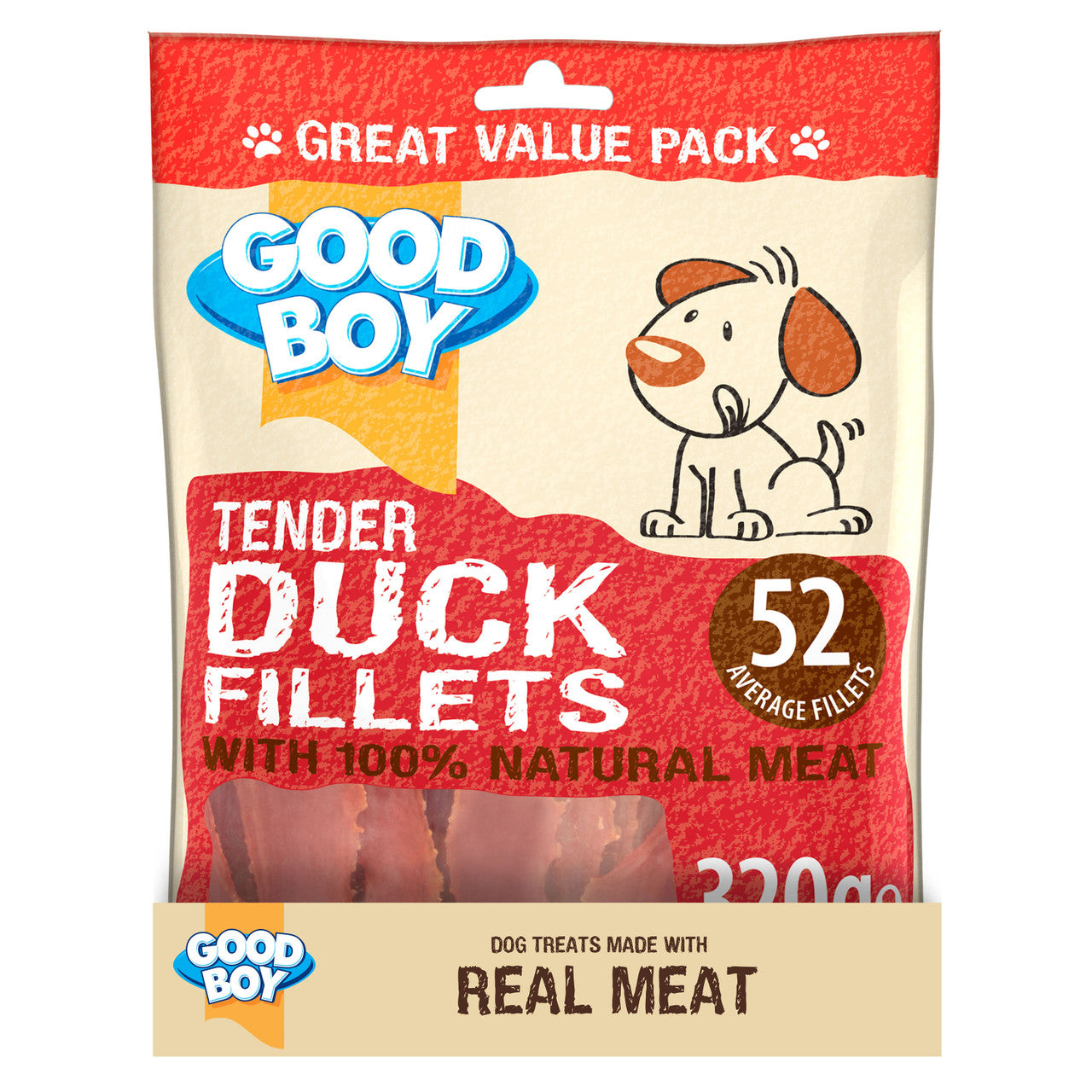 Good Boy Paws Duck Fillets 320g Pet Market