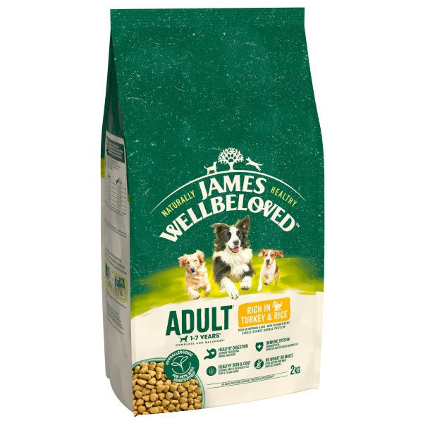 James Wellbeloved Adult Turkey & Rice 2kg DOG - Food James Wellbeloved