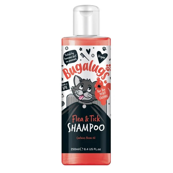 Bugalugs Flea & Tick Cat Shampoo 250ml Pet Market